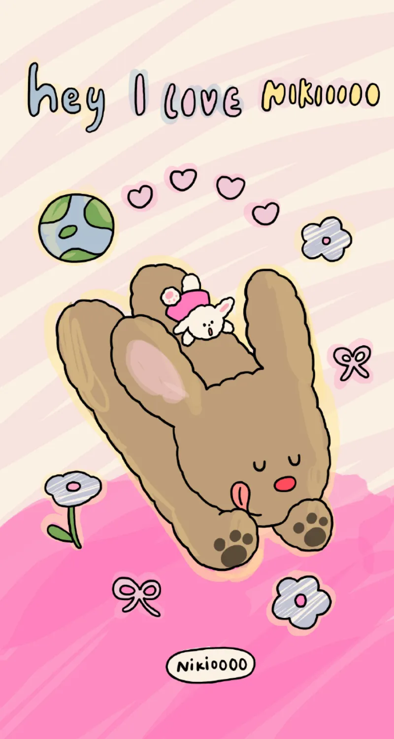 hình nền đẹp 3d dễ thương cute