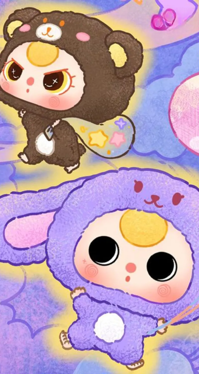 hình nền điện thoại baby three cute