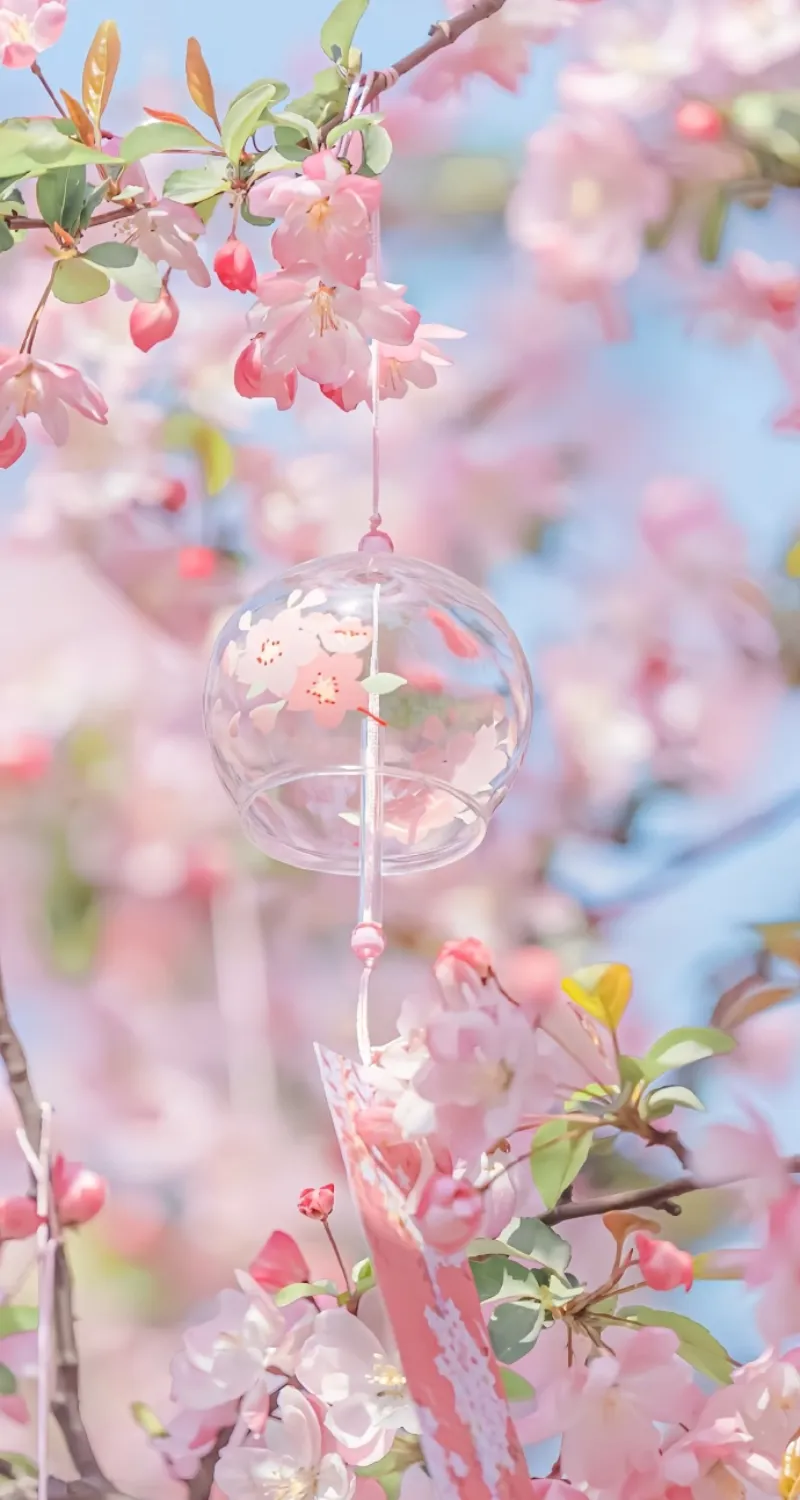 hình nền hoa anh đào mềm mại thơ mộng