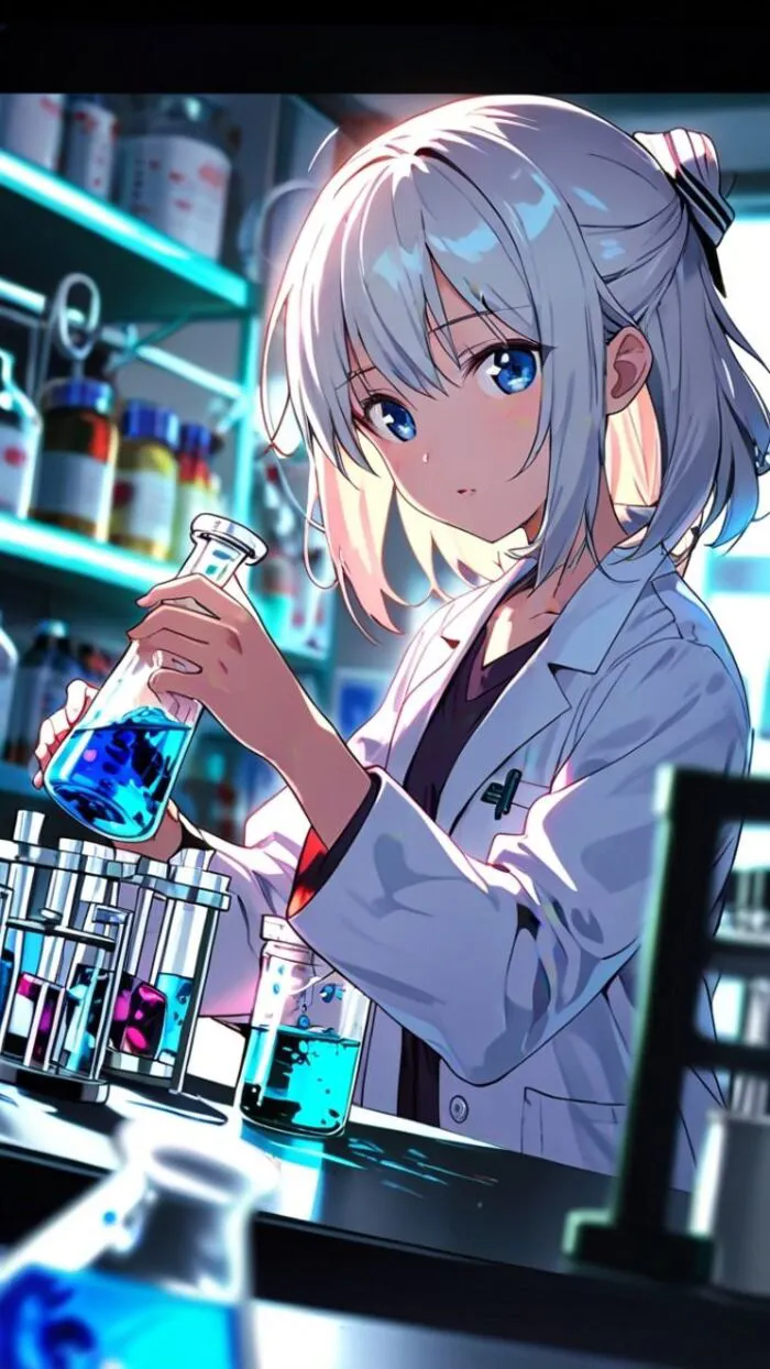 hình nền hóa học anime