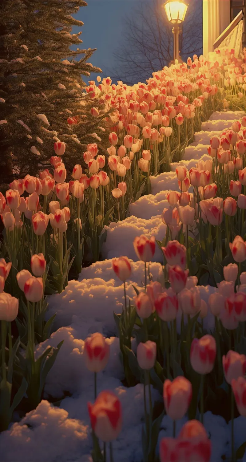 hình nền hoa tulip chill đẹp nhất