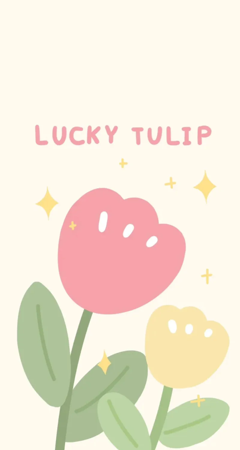 hình nền hoa tulip đáng yêu