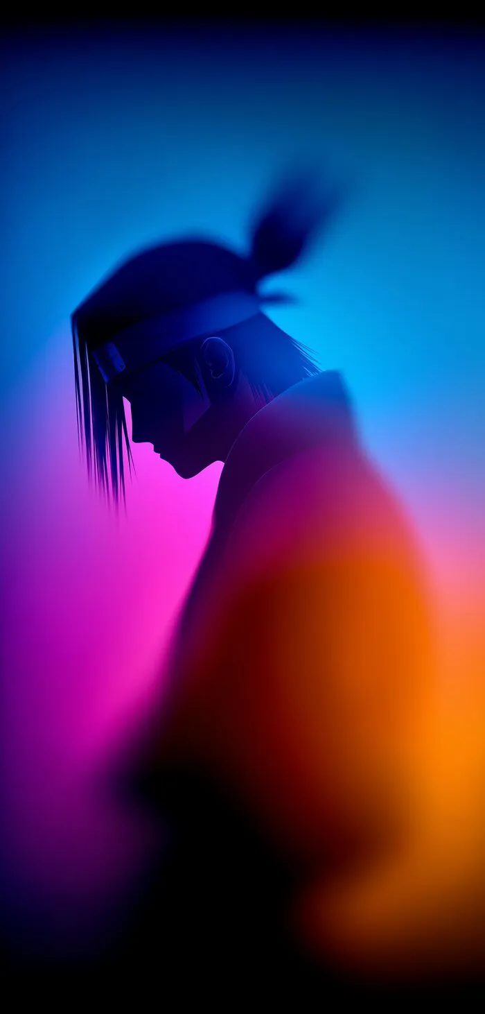 Hình nền Itachi nền đen đỏ