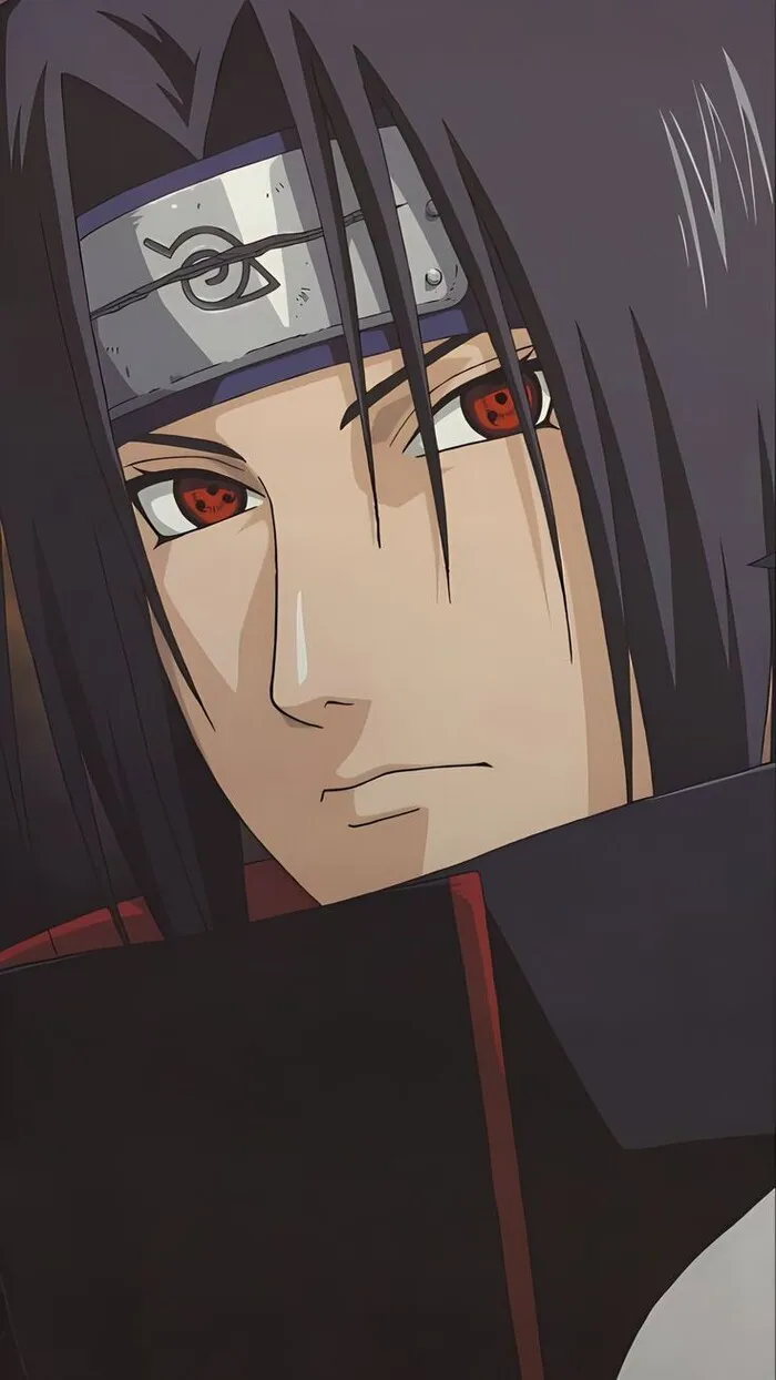 Hình nền Itachi phong cách tối giản