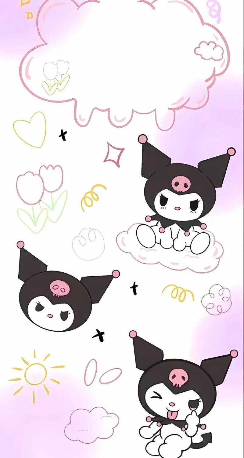hình nền kuromi 8k dễ thương
