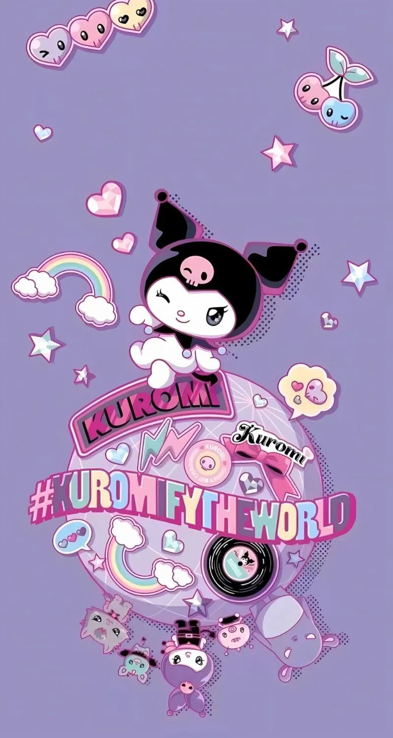 hình nền kuromi cute anime 4k