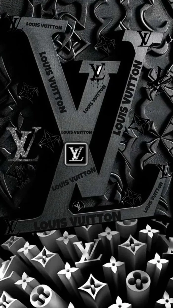 hình nền louis vuitton logo nổi