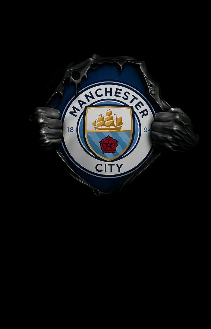 Hình nền Man City nền tối