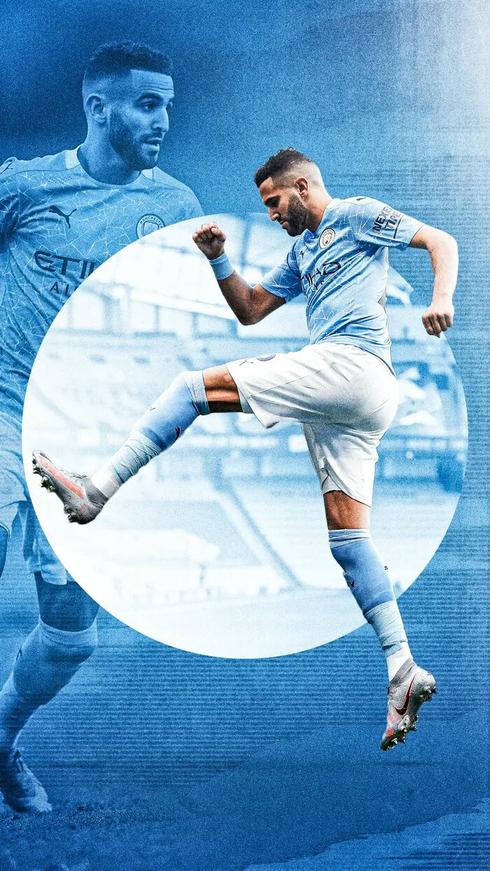 Hình nền Man City nền xanh