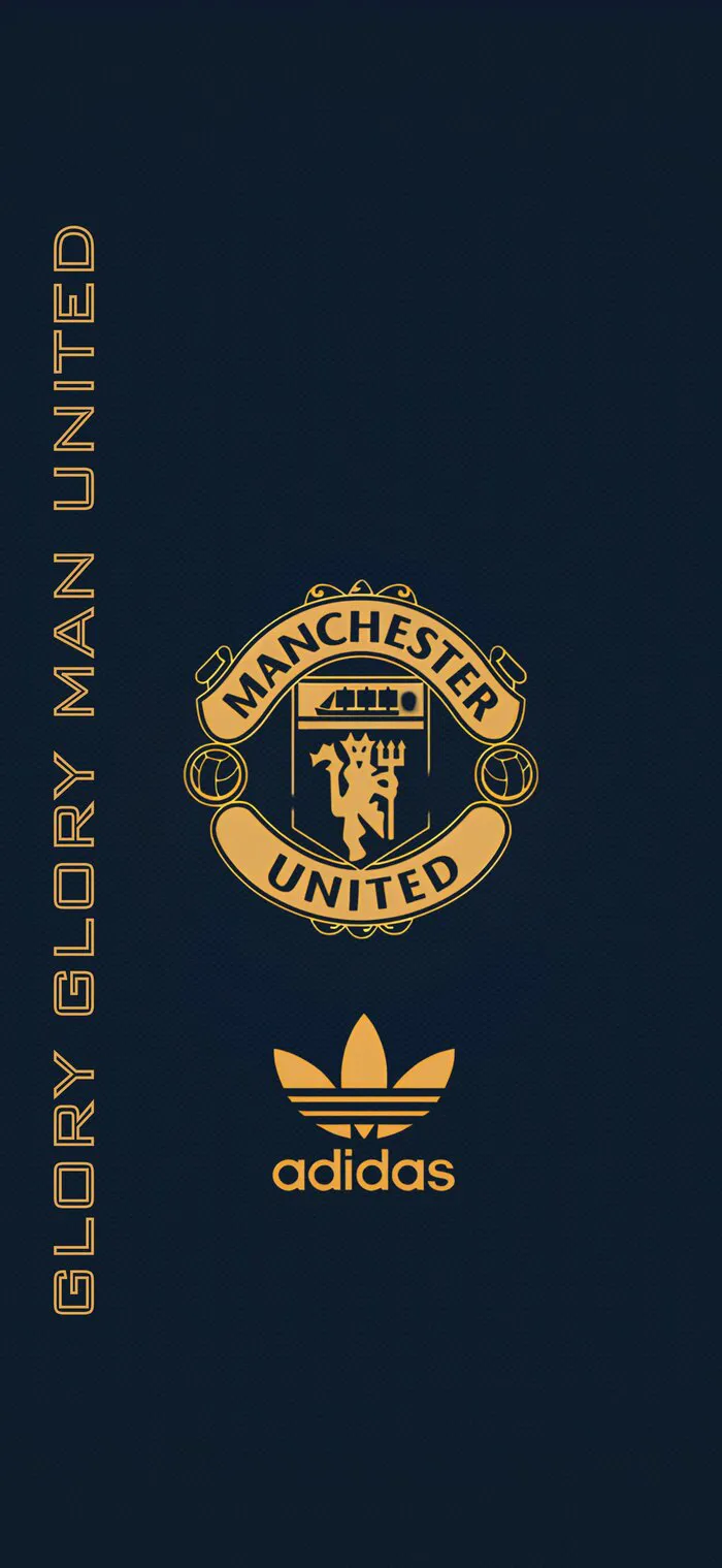 Hình nền Manchester United logo đen