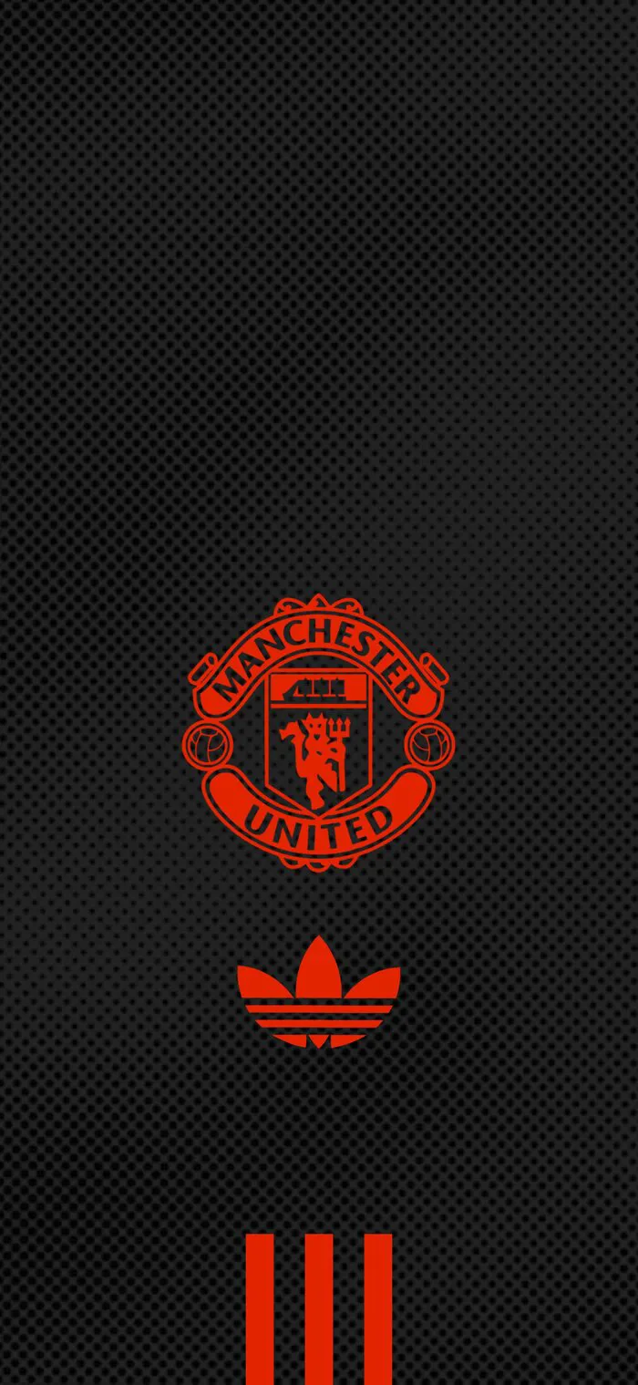 Hình nền Manchester United logo màu đỏ