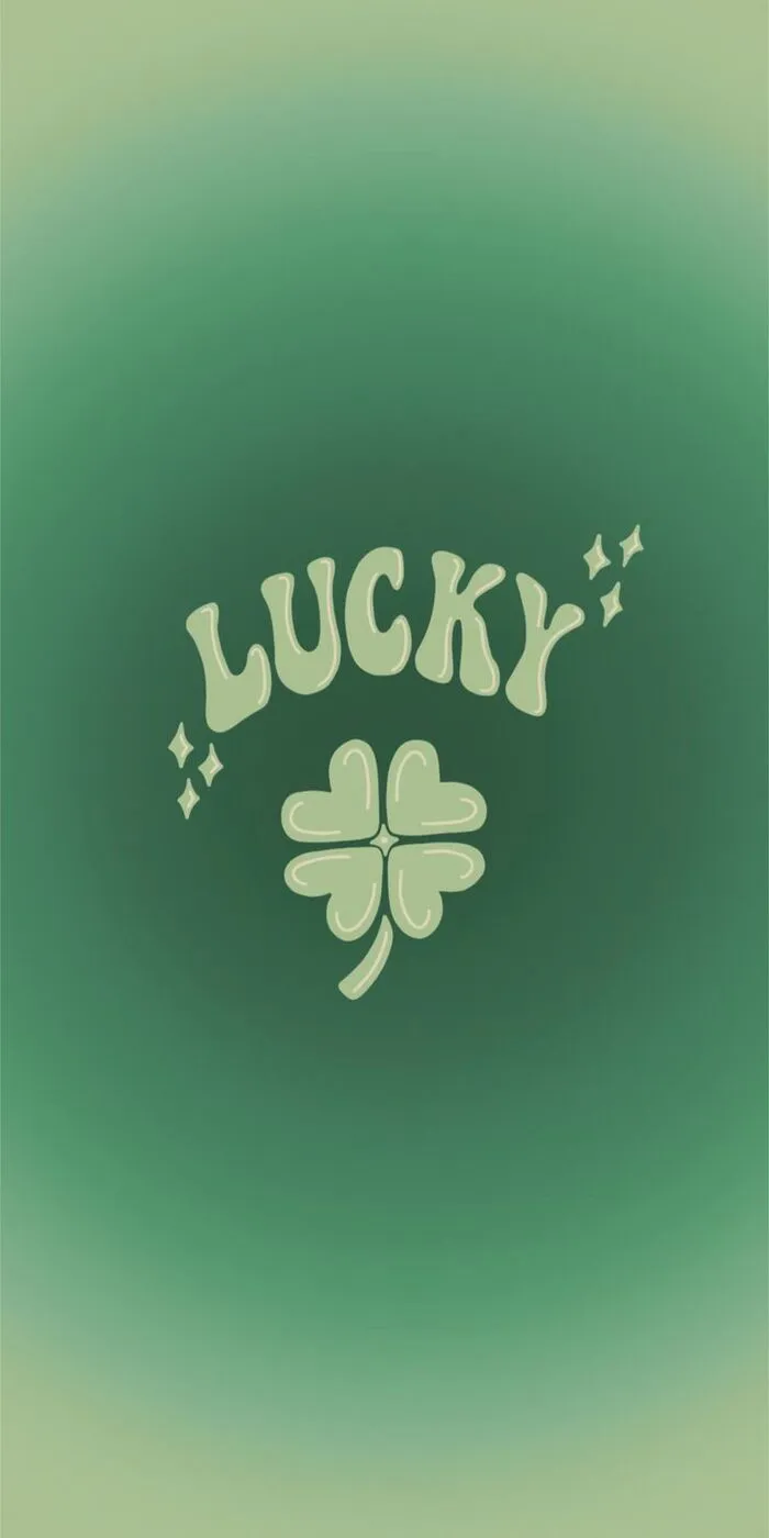 Hình nền may mắn cỏ 4 lá lucky