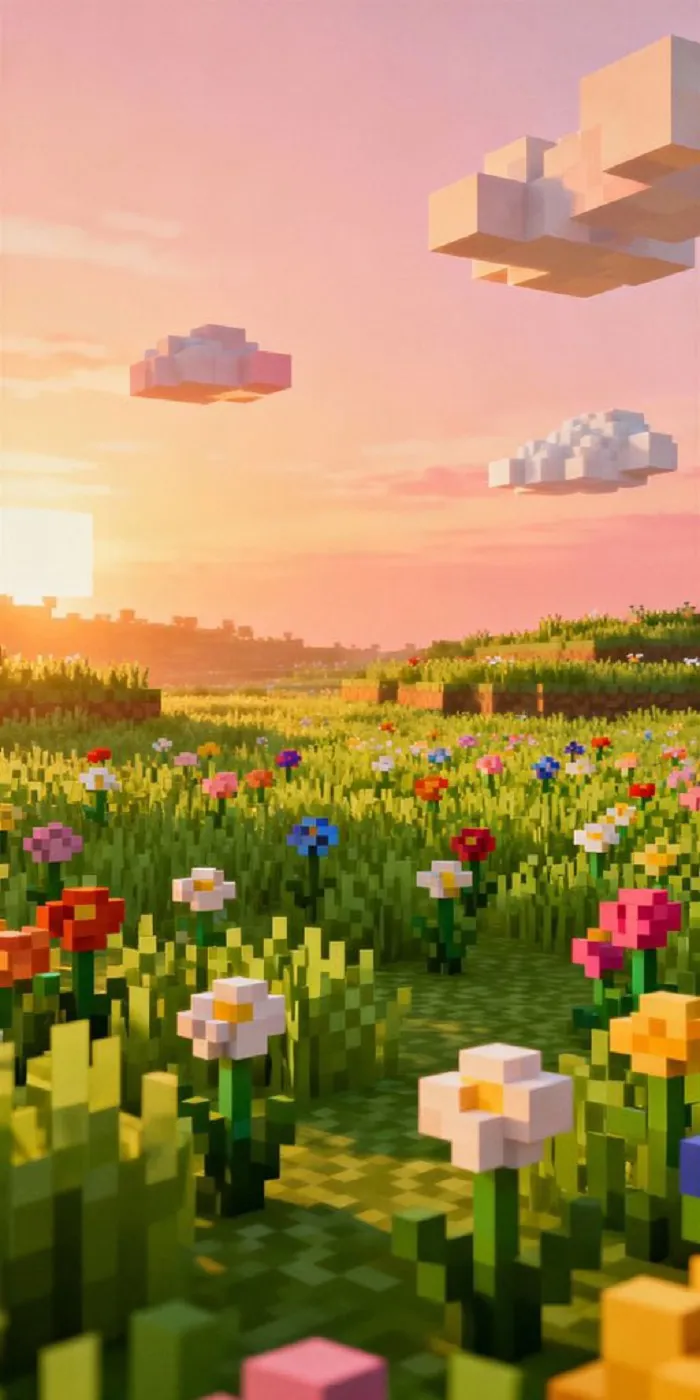 hình nền minecraft nature hd