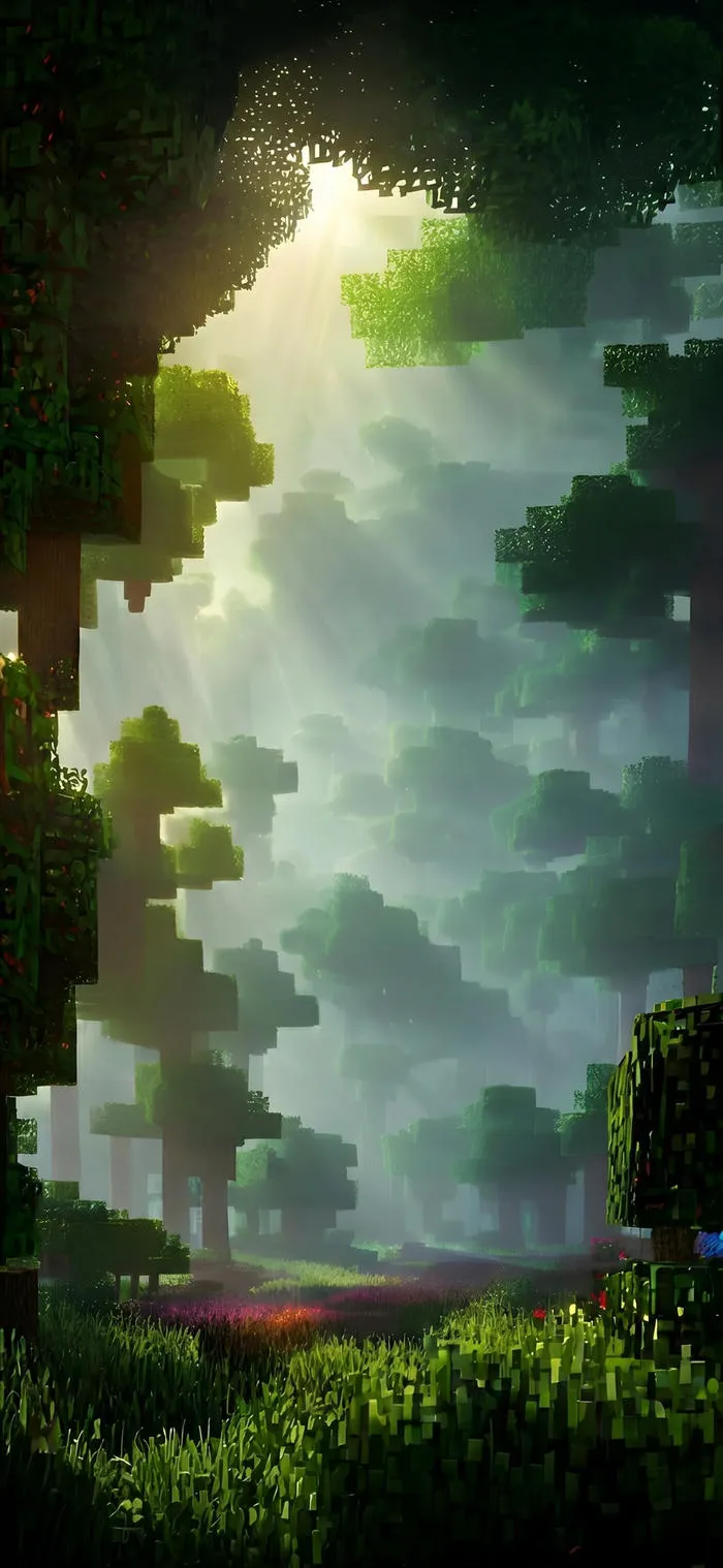hình nền minecraft nature siêu đẹp