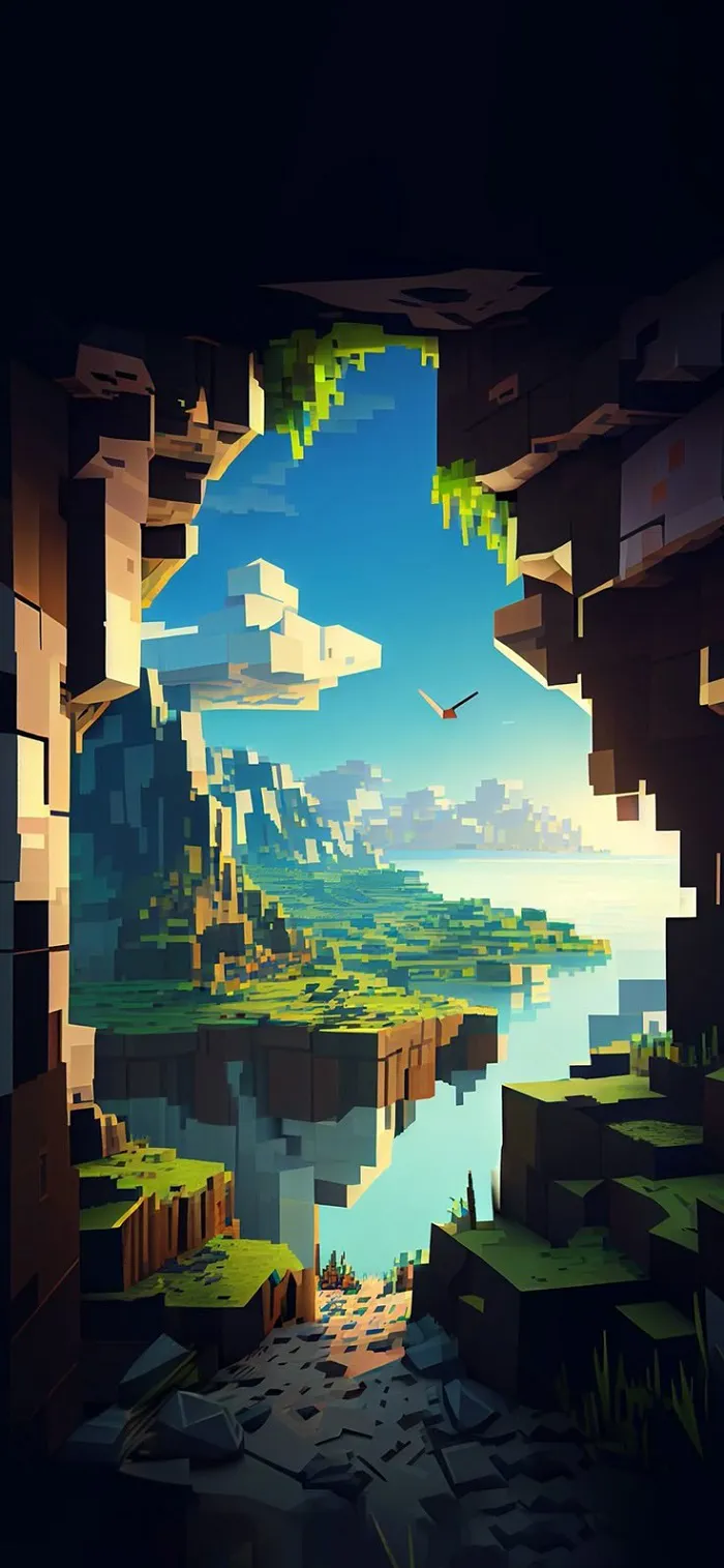 hình nền minecraft nature