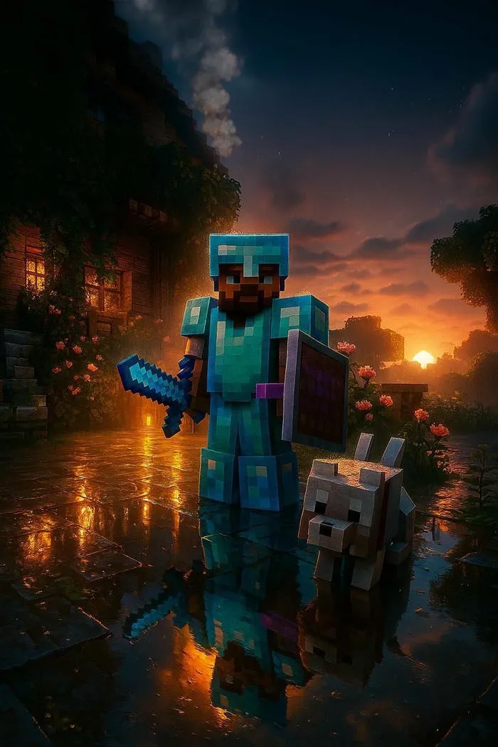 hình nền minecraft ngầu lòi