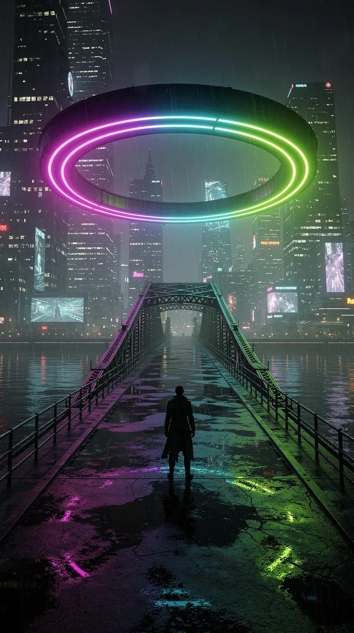 hình nền neon nền tối