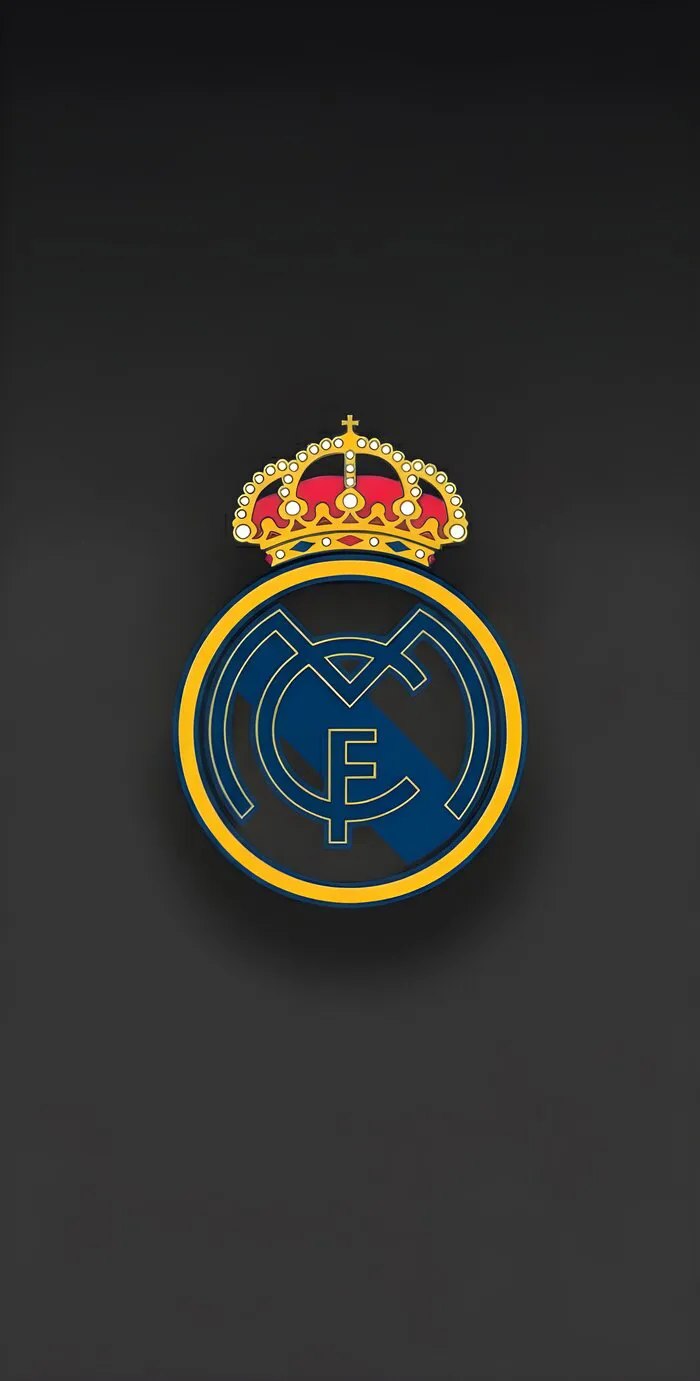 Hình nền Real Madrid sắc nét nền xám