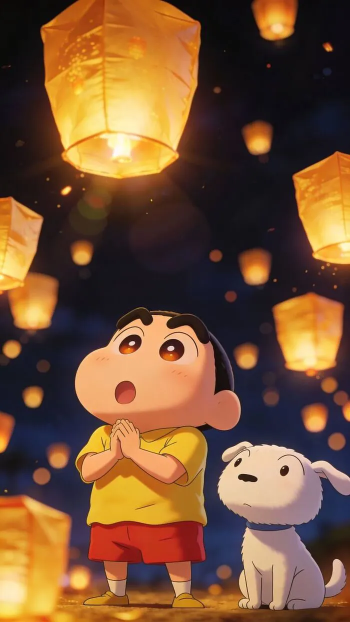 hình nền shin đáng yêu chất