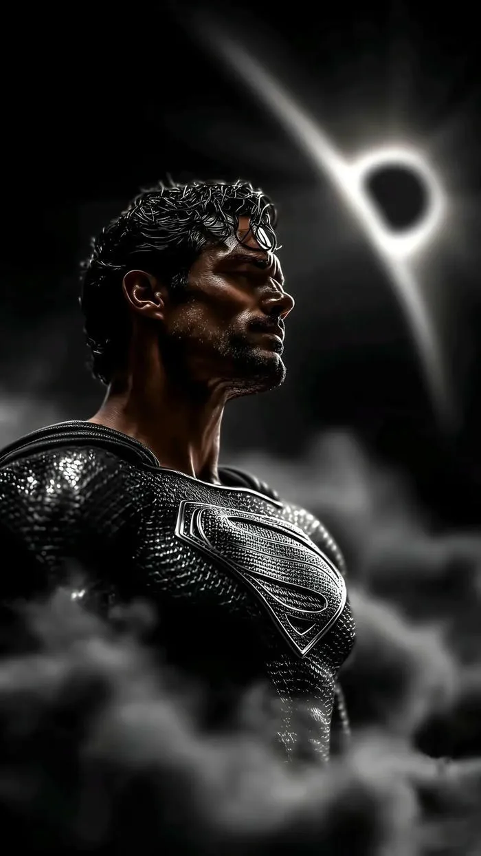 hình nền superman bảo vệ nền đen