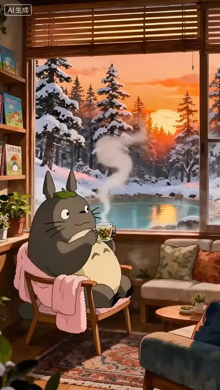 hình nền totoro cực xinh