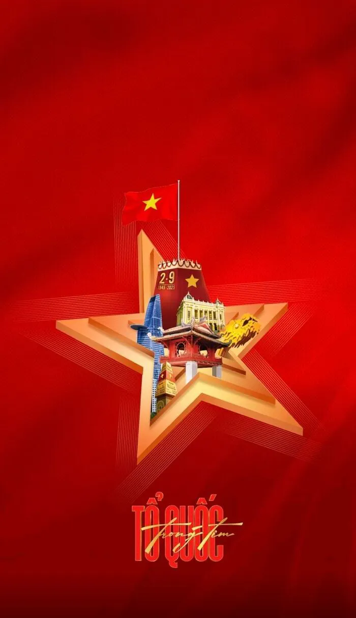 hình nền yêu nước đẹp nền đỏ