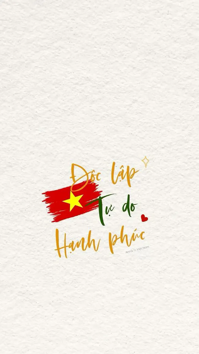 hình nền yêu nước font chữ đẹp