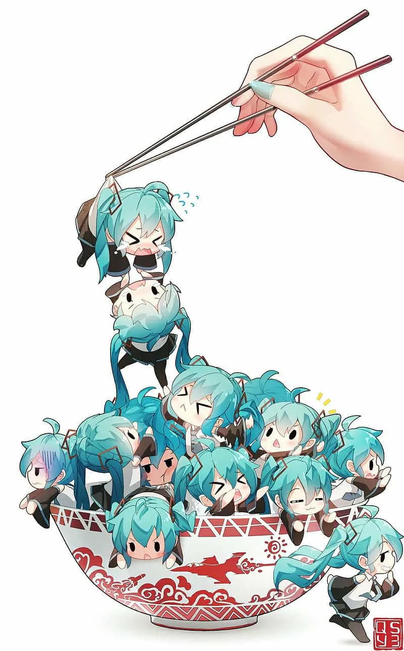 Ngắm bộ hình nền chibi mới chất lượng cao