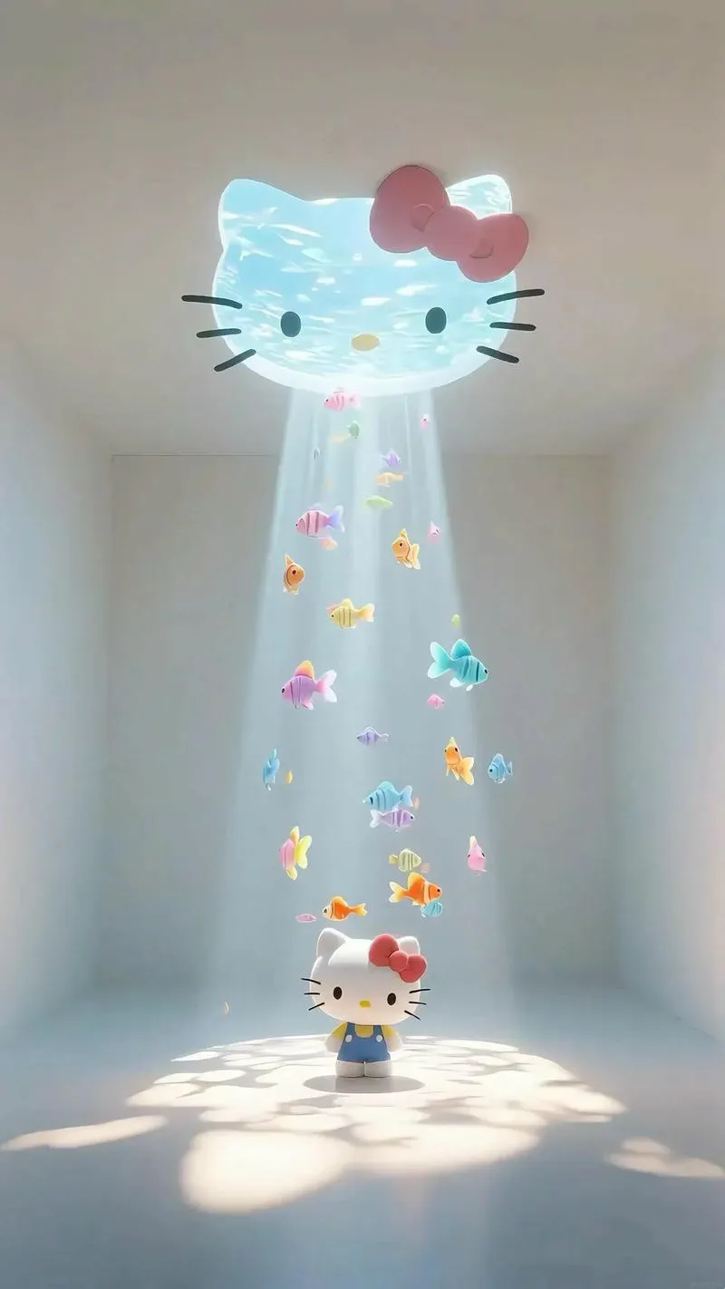 Ngắm bộ hình nền hello kitty cực hot